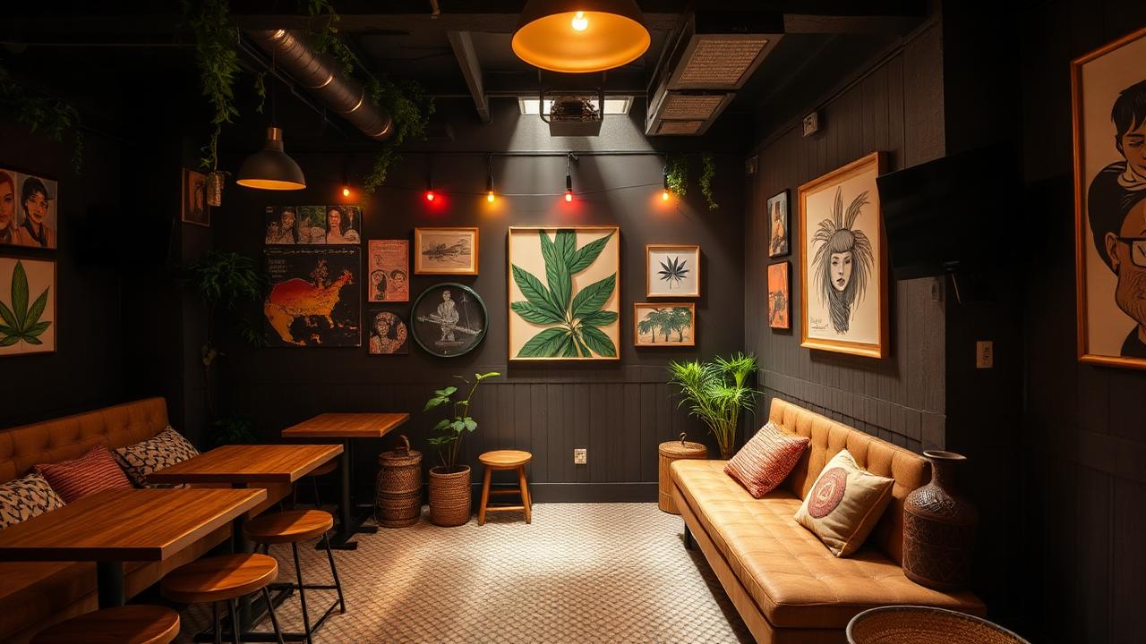 Malasaña Private Club - Cannabis social club interior